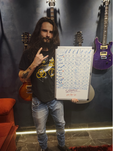 Processo criativo da Stammers no estúdio